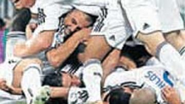 El equipo blanco, una piña