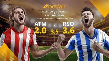 Club Atlético de Madrid vs. Real Sociedad de Fútbol: alineaciones, horario, TV, estadísticas y pronósticos
