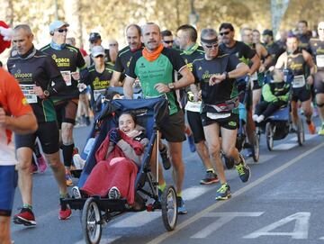 Las mejores imágenes del maratón de Valencia