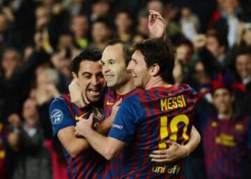 El Barcelona impresionó  bastante bajo la dirección de Pep Guardiola y todo gracias a la aparición del tridente formado por Xavi, Andrés Iniesta y Lionel Messi 

