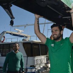 Barragán: "Joaquín está hecho un chaval y Rubén es un grande"