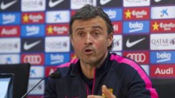 Luis Enrique: "No siento que me la juegue ante el Atlético"