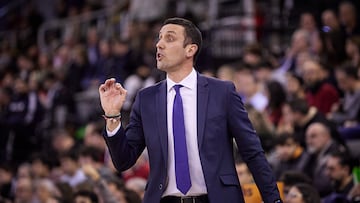 Marco Justo, entrenador del Zunder Palencia, ante el Covirán Granada.