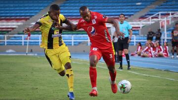 Alianza Petrolera recibe a América de Cali por la fecha 5 de los cuadrangulares.