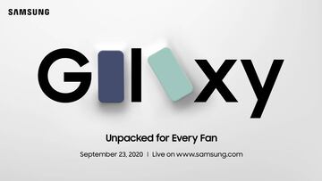 El Samsung Galaxy S20 Fan Edition se presentará el 23 de septiembre