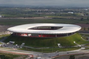 Los estadios inaugurados en los torneos cortos de la Liga MX