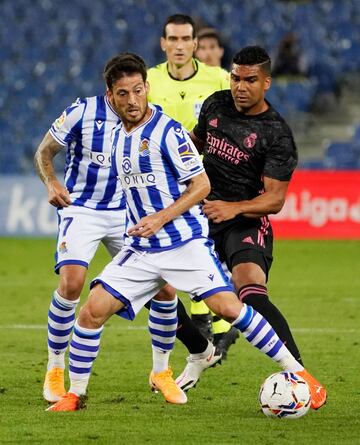 David Silva y Casemiro.