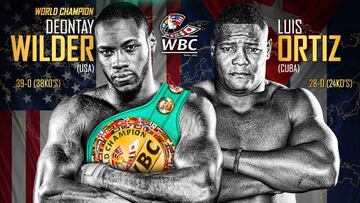 Wilder-Ortiz: fecha, horario y cómo ver en televisión y online