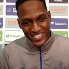 Yerry Mina habla de sus nervios cuando conoció a James y Falcao