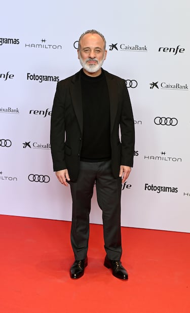 Javier Gutiérrez durante la 76º edición de los premios Fotogramas.