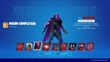 Obtenemos el skin Merodeador y todos sus objetos completando sus misiones