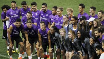 El Madrid en la pretemporada de EEUU.