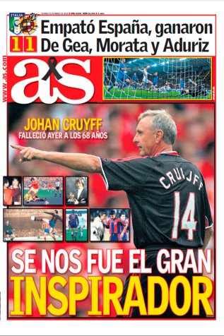 Las portadas de AS de marzo