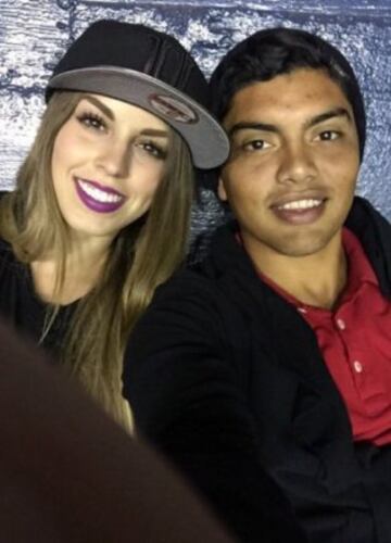 El campeón de Tigres con su novia Andrea Garza