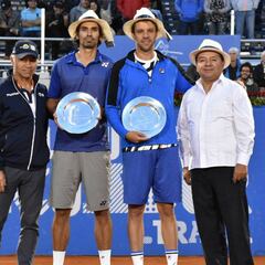 Peralta y Zeballos se retiraron en la final del ATP de Quito