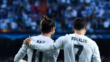 Cristiano y Bale, tras lograr el pase a la final de la Champions 2016.