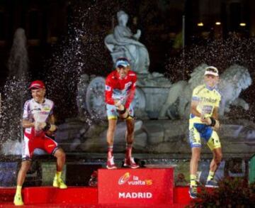 Fabio Aru se corona campeón de la Vuelta a España 