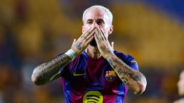 during the friendly match between Leyendas Tigres UANL and Leyendas FC Barcelona, at Universitario Stadium, on August 31, 2025 in Monterrey, Nuevo Leon, Mexico.
