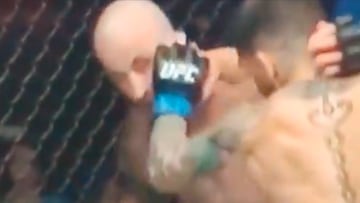 Es el golpe oculto de la pelea y es hist車rico: vean el detalle de Topuria en el KO a Volkanovski