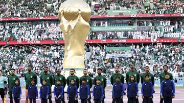 Arabia Saudita: no le hacen 3 goles desde el 2019