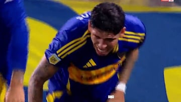 Palacios se gana el cariño de Boca por cosas como estas: así reaccionó el relator de la TV