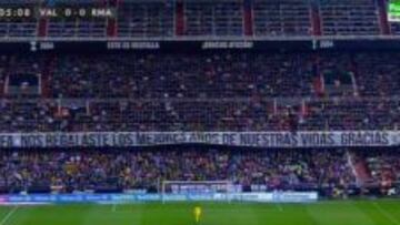 Mestalla, agradecido a Benítez: "Nos regalaste los mejores años"