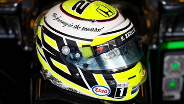 El casco especial con el que Jenson Button correr&aacute; su &uacute;ltima carrera de F&oacute;rmula 1 en Abu Dhabi.