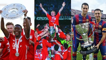 Solamente siete clubes han conseguido el triplete, ahora, Manchester City buscar¨¢ hacerlo y as¨ª empatar al United como los ¨²nicos clubes de Inglaterra en lograrlo.