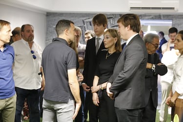 Belsué y Carcedo dan el pésame a la familia de Zalba.