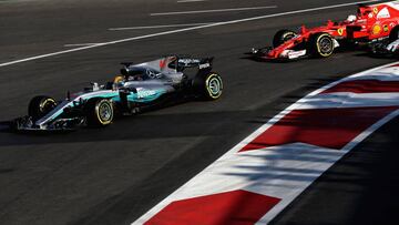Hamilton y Vettel en Bakú