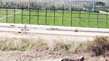 Ayer la Ciudad Deportiva presentaba este aspecto.