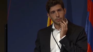 Despedida de Sergi Roberto del Barcelona, en directo: adiós del capitán junto a Joan Laporta