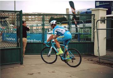 Siskevicius llega al velódromo de Roubaix con las puertas cerradas.