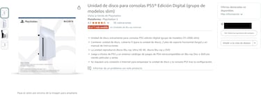 Sálvese quien pueda: el lector de discos de PlayStation 5 se agota en muchas tiendas tras el anuncio de PS5 Pro