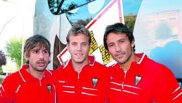 <b>TRES EX. </b>Carlos Merino, Javi Castellano y López Ramos coincidieron en la disciplina de la Unión Deportiva en la temporada 2007-08. Ahora regresan al Gran Canaria al frente del Albacete.