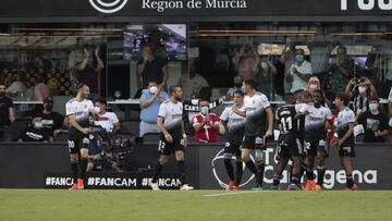 Cartagena 1 - Real Sociedad B 0: resumen, gol y resultado