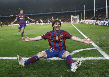 El 6 de abril de 2010 Leo Messi marca su primer póker. El FC Barcelona ganó 4-1 al Arsenal en el partido de vuelta de cuartos de final de la Champions League. El astro argentino ha conseguido hasta en 5 ocasiones anotar 4 goles en un mismo partido.