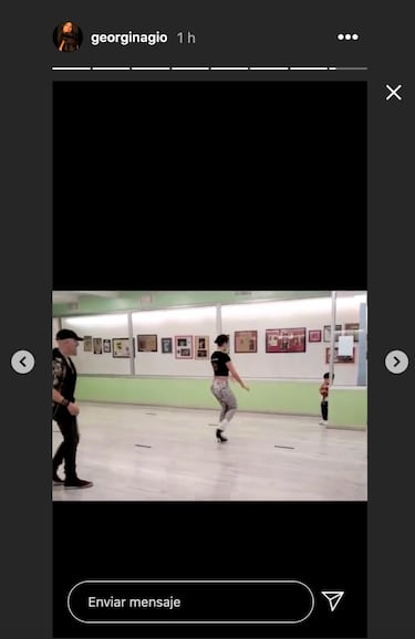 Georgina Rodrguez sorprende en su ltima clase de baile con un inesperado invitado