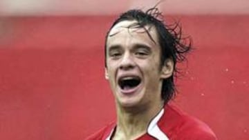 <b>CONTENTO.</b> El delantero chileno mostró asimismo su satisfacción por fichar por Osasuna.