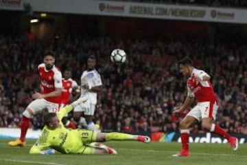 La brillante jornada de Alexis ante Sunderland