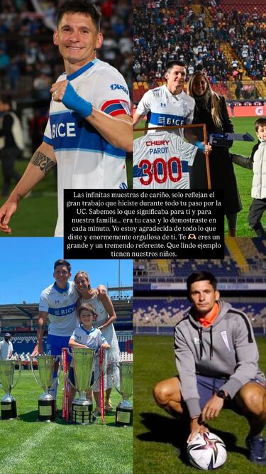 “Las muestras de cariño reflejan el gran trabajo que hiciste; la UC es tu casa y sabemos lo que significa para nuestra familia”