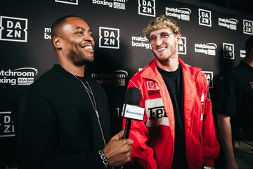 KSI y Logan Paul se enfrentar¨¢n el s¨¢bado 9 de noviembre. Una pelea que dar¨¢ en exclusiva DAZN. Las estrellas de Internet, con m¨¢s de 40 millones de suscriptores en Youtube, dan el salto al boxeo profesional. Ayer tuvieron un encuentro antes de la pelea. Estas son las im¨¢genes del evento.