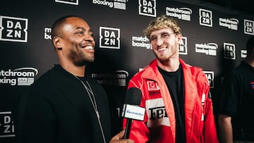 KSI y Logan Paul se enfrentarán el sábado 9 de noviembre. Una pelea que dará en exclusiva DAZN. Las estrellas de Internet, con más de 40 millones  de suscriptores en Youtube, dan el salto al boxeo profesional. Ayer tuvieron un encuentro antes de la pelea. Estas son las imágenes del evento.