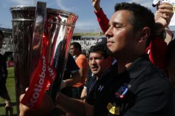 El triunfo ante Wanderers coronó un semestre inolvidable para el DT con el título del Torneo de Clausura.