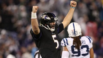 Flacco y los Ravens vencen a Colts y se acercan a playoffs