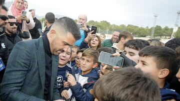 14/01/24 PARTIDO BENIDORM - CALPE 
ACTOS DESPUES DEL PARTIDO Y PRESENCIA DE DAVID VILLA 
