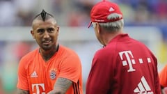 El elogio de Ancelotti a Vidal por su actuación en la Copa