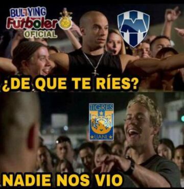 Monterrey se lleva el Clásico Regio y Tigres los memes