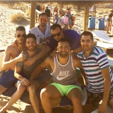 De Gea en la playa