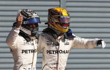 Hamilton cruises to victory and top of drivers' championship